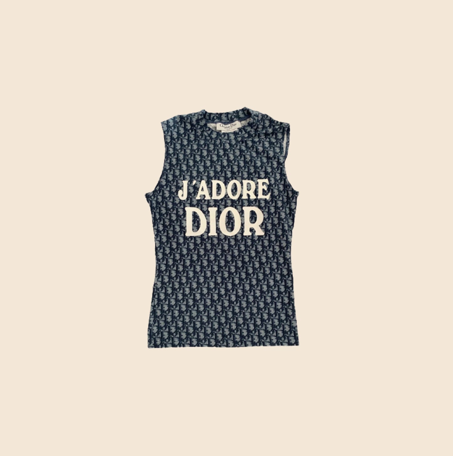 Christian Dior Oblique Trotter Sleeveless Tank Top No. 1 Flower M