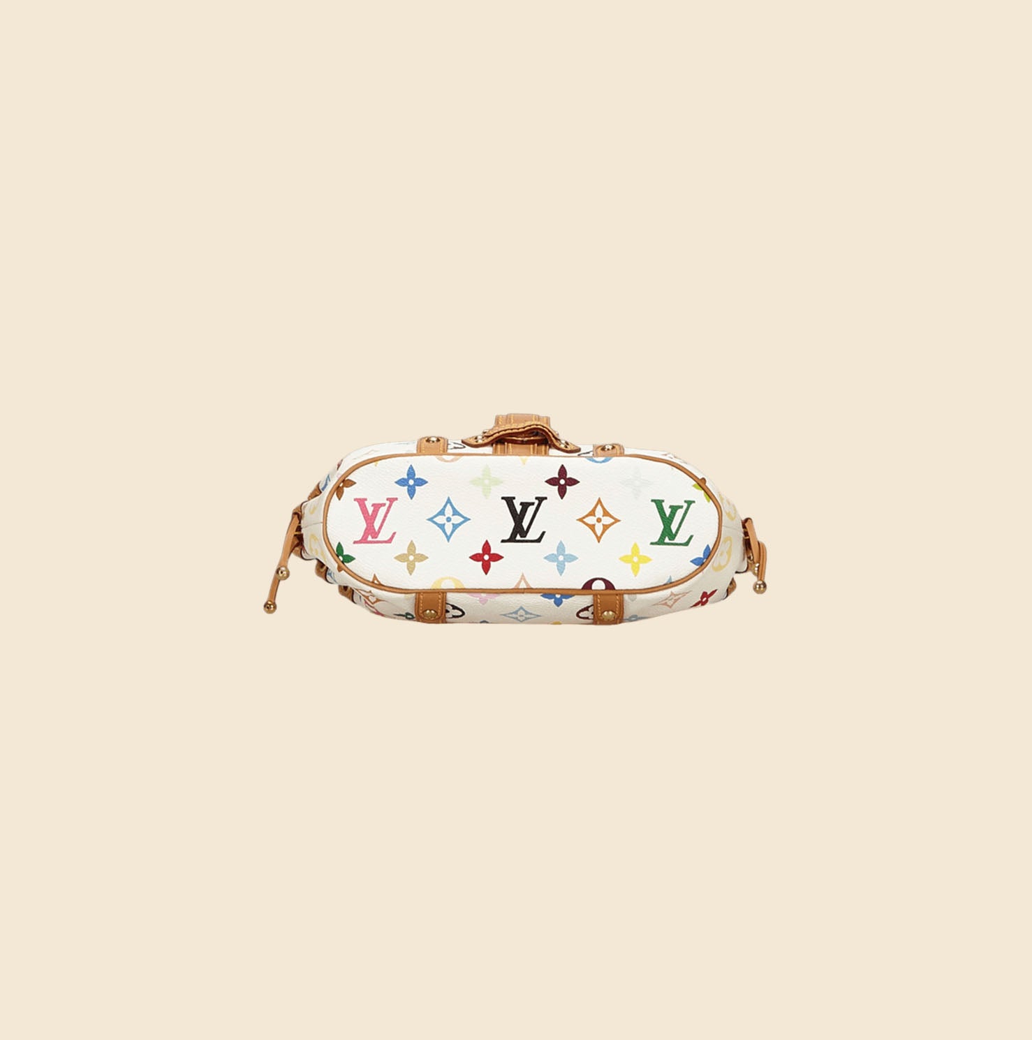 Louis Vuitton, Bags, Vintage Louis Vuitton X Murakami White Multicolor  Theda Pm Bag