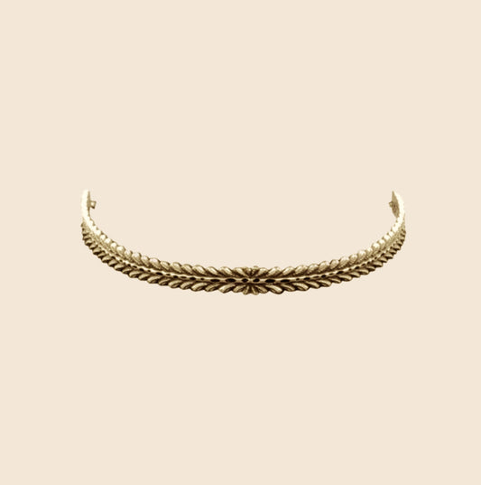 CHRISTIAN LACROIX GOLD CHOKER NECKLACE