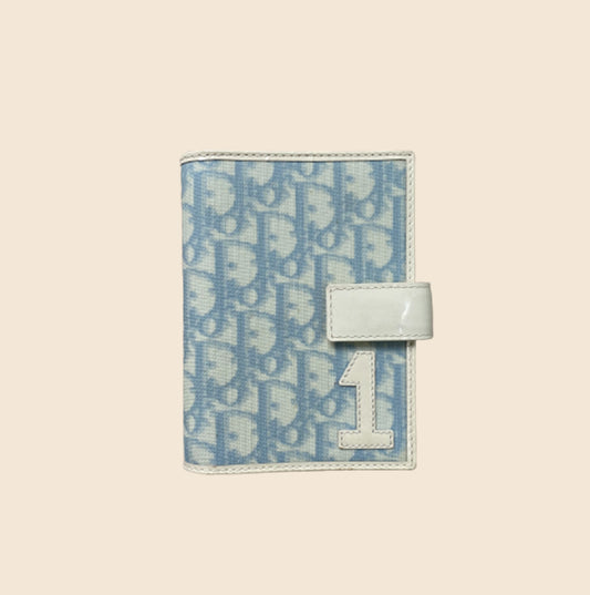 CHRISTIAN DIOR BABY BLUE TROTTER AGENDA COVER