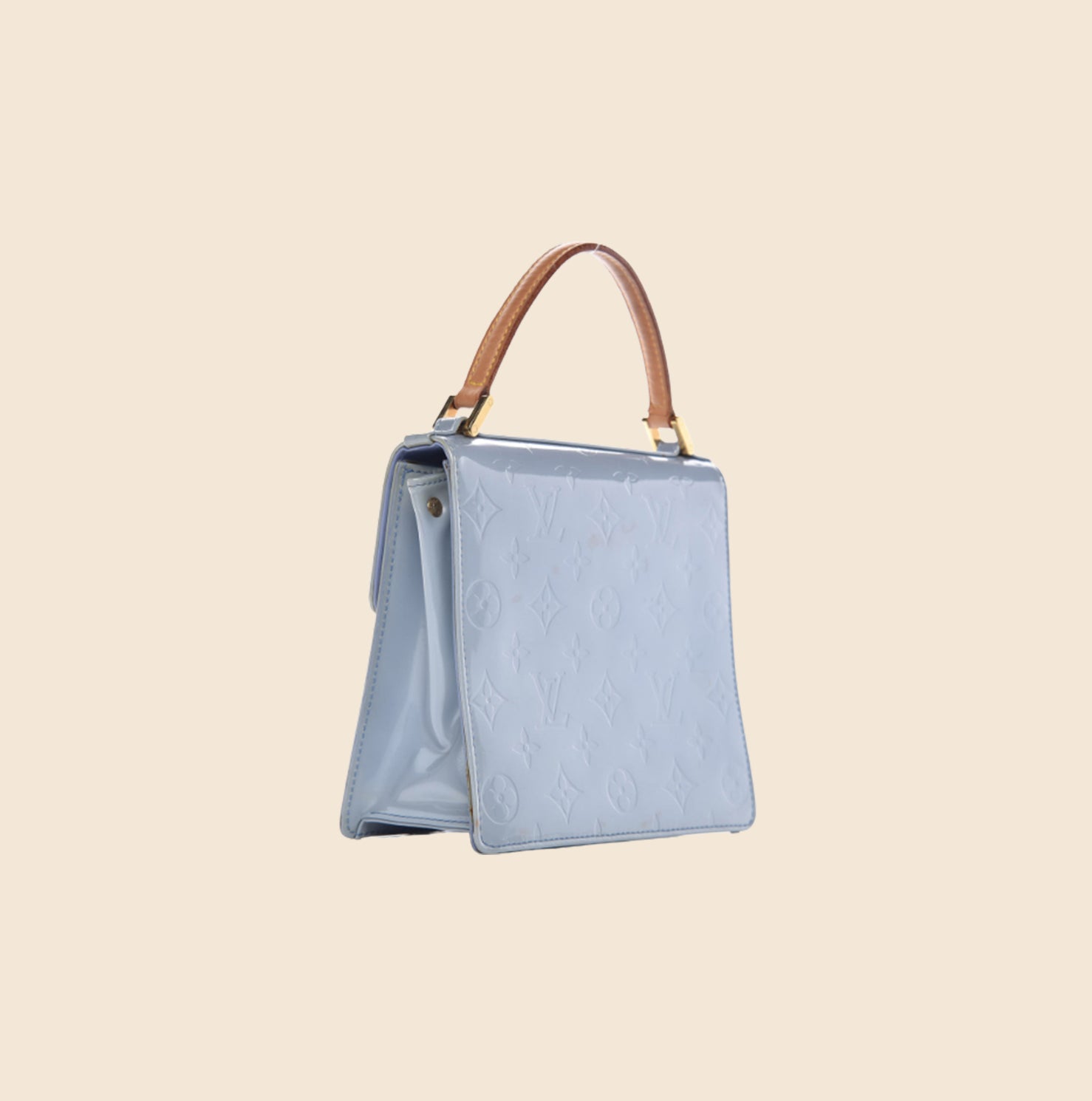 LOUIS VUITTON BLUE VERNIS SPRING STREET BAG – RDB