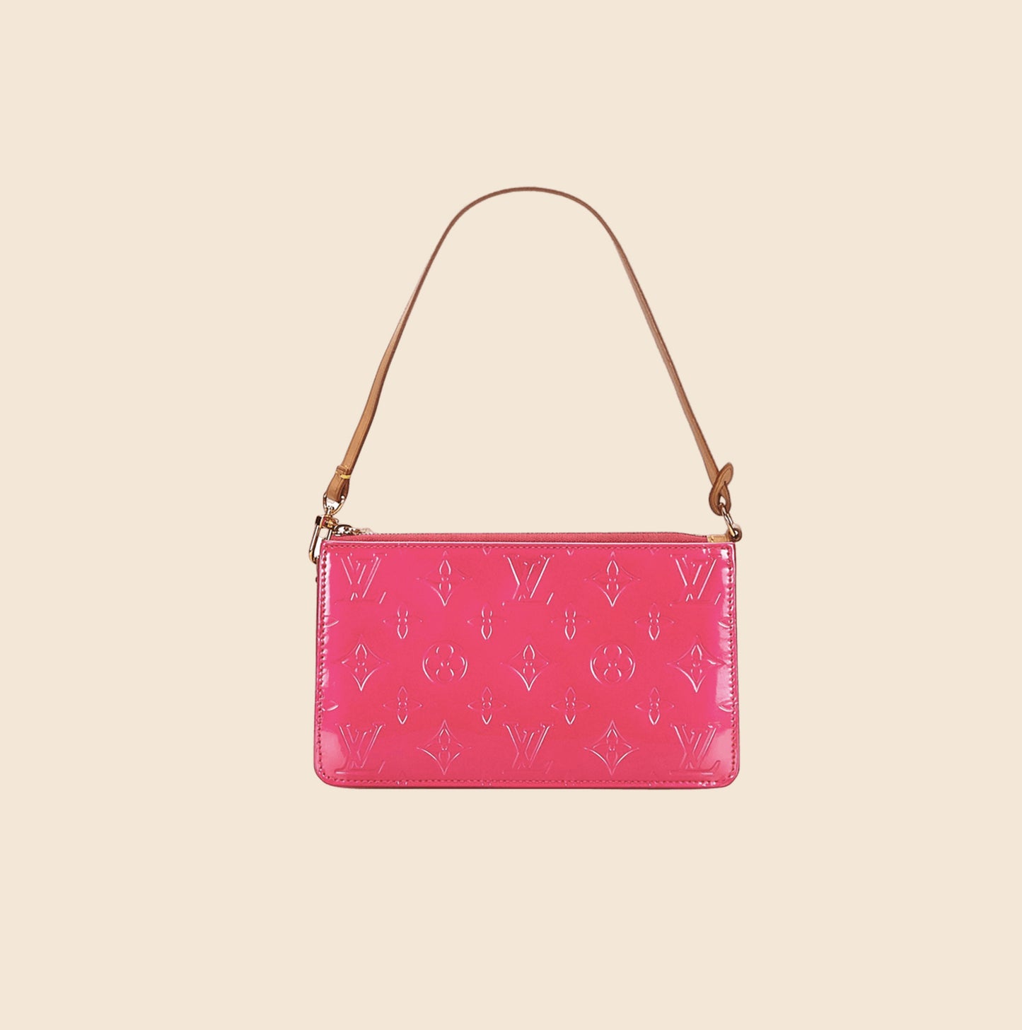 Louis Vuitton, Bags, Louis Vuitton Hot Pink Vernis Lexington Pochette  Monogram