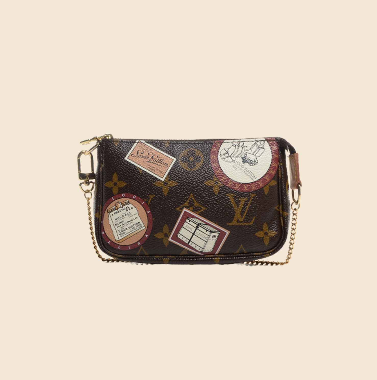 Louis Vuitton Pochette Accessoires Monogram Mini Brown