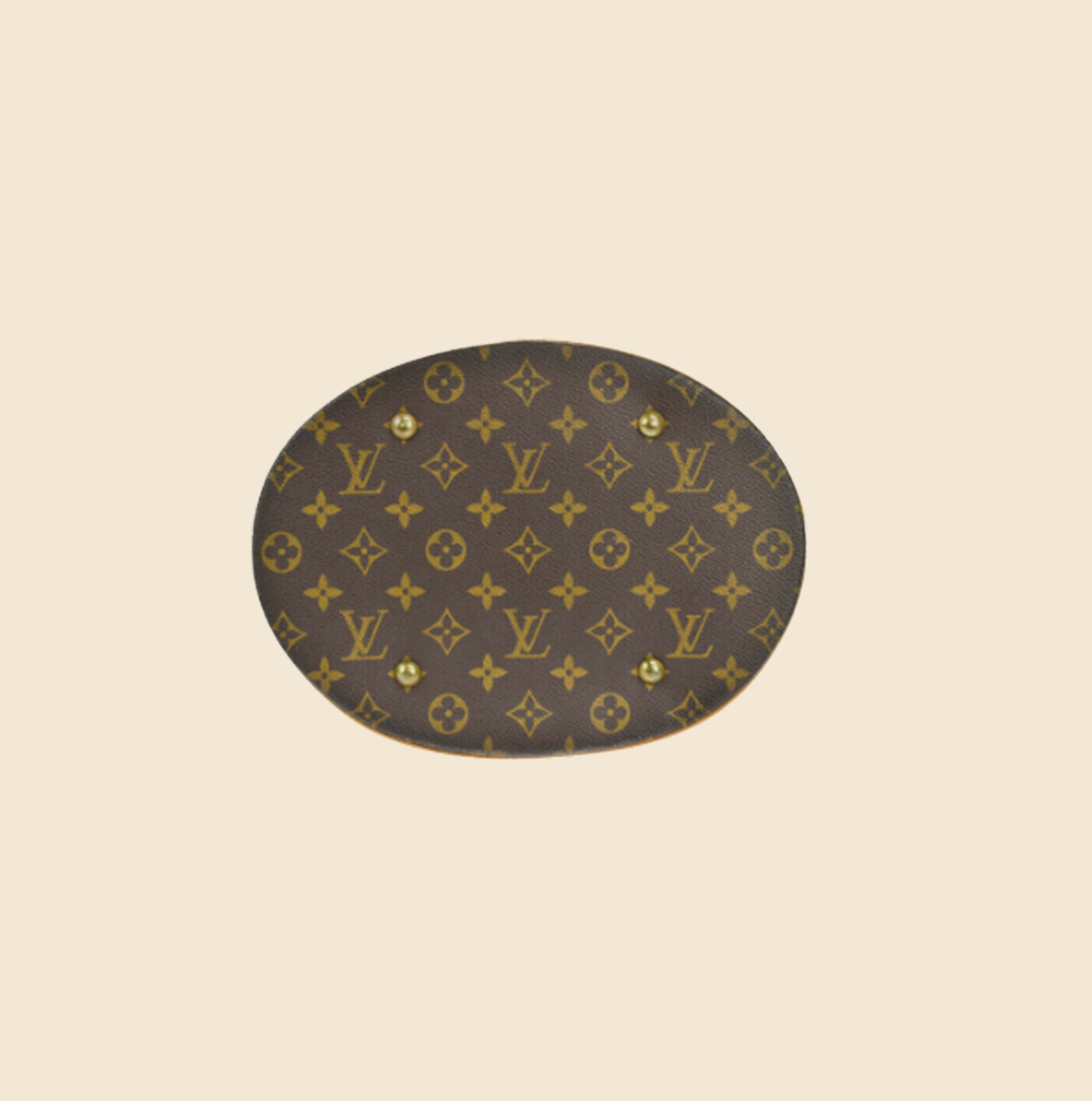 LOUIS VUITTON BROWN MONOGRAM CANVAS BUCKET GM BAG – RDB